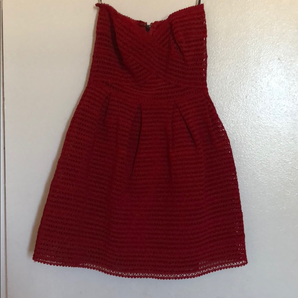 Sexy red dress